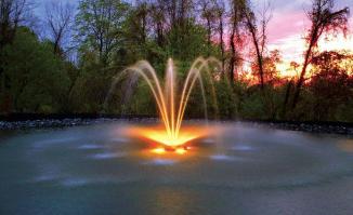 Fontaine de lumiere